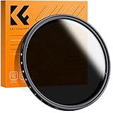 K&F Concept 58mm Variable ND2-ND400 ND Lens Filter (1-9 Stops) for Camera Lens, Adjustable Neutral Density Filter with Microfiber Cleaning Cloth (B-Series)