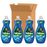 Palmolive Ultra Dishwashing Liquid Dish Soap, Oxy Power Degreaser - 32.5 Fl Oz (Pack of 4)