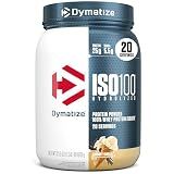 Dymatize ISO100 Protein Powder, 100% Whey Isolate, Gourmet Vanilla