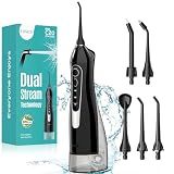 COSLUS ADA Accepted C20 Water Dental Flosser Teeth Pick, 300ML Larger Tank