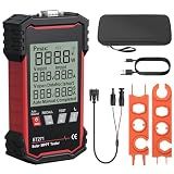 XUNTOP 2000W Solar Panel Tester with Overcurrent Overvoltage Reverse Polarity Protect 90V 40A Photovoltaic Multimeter for Pmax Vmp Amp Voc Lsc MPPT Meter with Auto Data Hold for Solar PV Testing
