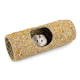 Niteangel Creative & Composable Hamster Tunnel - DIY & Build Unique Tube Burrow as Hideout for Small Sized Animals Like Hamsters Mouse Gerbils Mice (Tunnel W/Hole)