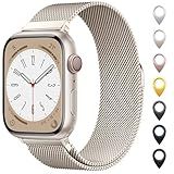 Original Milanese Loop Band Compatible with Apple Watch 38mm 40mm 41mm 42mm 44mm 45mm 46mm 49mm - Women & Men Magnetic Closure Adjustable Metal Strap for iWatch Series 10 9 8 7 6 5 4 3 2 1,Ultra,SE