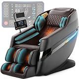 FURNIMAT 2026 Massage Chair Full Body, 3D SL-Track Zero Gravity Shiatsu Massage Chair Recliner with AI Control, Body Scan, Airbags, Heating, Foot Roller, Auto Modes, Bluetooth Speaker