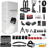 GoPro Hero Black Compact Action Camera with 50-in-1 Accessory Kit Bundle