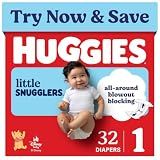 Huggies Little Snugglers Diapers Size 1, 32 Count