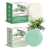 DBEAUTYM 2 Pack Rosemary Shampoo Conditoner Bar Set,Thinning Hair-Volume Shampoo & Conditioner Bar for Men and Women,Hair Thickening & Regrowth Treatment,Hair Growth Soap for Anti-Hair Loss