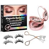 Magnetic Eyelashes, Reusable False Eyelashes, Natural Wispy Volume Lash Strips for Gorgeous Look, Cruelty-Free & No Glue Needed