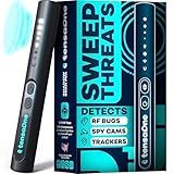 TensaOne Hidden Camera Detectors – Small Anti Spy Audio Video GPS Tracker RF Detector for Wireless Cameras and Cars Tracking Device - Mini Travel Pen for Finding Spying Voice Recorder Bug Devices