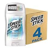 Speed Stick Men's Deodorant, Ocean Surf, 3 Ounce, 4 Pack, Packaging may Vary