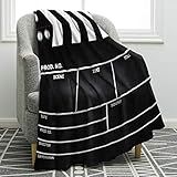 Jekeno Movie Clapboard Gifts Throw Blanket, Theater Home Film Cinema Decor Gifts Ideas for Women Men Movie Lover Adult Boy Girl Actor Director Acting Gift