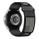 20mm Band Compatible with Samsung Galaxy Watch 7 6 5 4 FE Band 44mm 40mm/Watch 6 4 Classic 47mm 43mm 42mm 46mm/5 Pro 45mm/3 41mm/Active 2 Men,Fabric Nylon Strap for Garmin Vivoactive 5 3/Venu,S