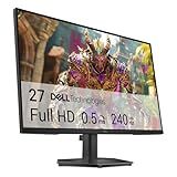 Dell 27 240Hz Gaming Monitor - SE2726HG - 27-inch FHD (1920x1080) 240Hz Display, in-Plane Switching (IPS) Technology, AMD FreeSync Premium, TÜV 3-Star, 2X HDMI, DisplayPort 1.4, Tilt