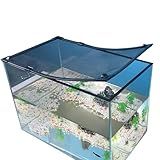 RODENET Magnetic Fish Tank Cover Net Aquarium Lid Mesh Top Hood Cut to Any Size Ventilation Transparency Anti-Jumping Aquarium Cover (39"X19")