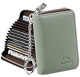 FurArt Zipper Wallet Women, RFID Blocking Credit Card Wallet, Business Card Holder, Compact Size KeyChain Wallet