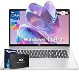 HP 2025 17.3" FHD Laptop, Intel Core i3-N305 (32GB RAM | 1TB SSD), Windows 11 Pro, Wi-Fi 6, Bluetooth, Webcam, Up to 9.5 Hours Battery Life–Business Laptop for Work & Students, w/Accessories
