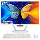 Qehi All-in-One Desktop Computer 24" AIO Core i5,FHD 1080P Business AIO