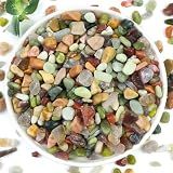 YISZM 2LB Succulent and Cactus Colorful Pebbles, 3/8 Inch Stones
