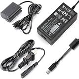 F1TP NP-FW50 Dummy Battery AC-PW20 Power Adapter Kit for Sony ZV-E10 Continuous Power Supply for A6000 A6100 A6300 A6400 A6500 A5000 A5100 A7 A7II A7R A7S A7RII A7SII, RX10 II III IV Cameras