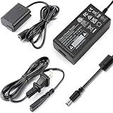 F1TP NP-FW50 Dummy Battery AC-PW20 Power Adapter Kit for Sony ZV-E10 Continuous Power Supply for A6000 A6100 A6300 A6400 A6500 A5000 A5100 A7 A7II A7R A7S A7RII A7SII, RX10 II III IV Cameras