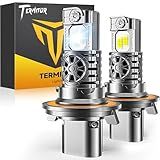 Termitor Upgraded 9008/H13 Bulbs, 90,000LM 1300% Ultra-Bright, 6500K Pure White H13/9008 Driving Light Bulbs Conversion Kits, Easy Plug-N-Play Installation, Pack of 2