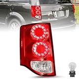 SOCKIR LED Tail Lights Assembly Compatible with 2011-2020 Dodge Grand Caravan OE Replacement Taillights Brake Rear Lights Left/Driver Side-LH