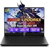 NIMO 16" Linux AI Laptop, AMD Ryzen Max+ 395 128GB LPDDR5x 1TB SSD