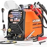 Multiprocess Welding Machine-200A 7 in 1 Welder Combo with HF TIG/Gas MIG/Flux Core MIG/Stick/Plasma Cutter/SYN/Spot/VRD Welding, Spool Gun 110/220V Dual Voltage Aluminum Welder