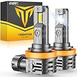 FAHREN H11 LED Bulb, 45000LM 900% Super Brightness, 1:1 Real Size, H11/H8/H9 Light Bulb Canbus Ready, 6500K Cool White, IP68 Waterproof, 60000+ Hours Lifespan, Pack of 2