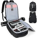 SDYSM Camera Bag Backpack Professional for DSLR SLR Mirrorless Camera Waterproof Laptop Back Pack 14 Inch with Rain Cover Anti Theft Travel Case Large Capacity Photography Backpack Black