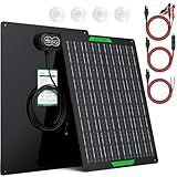 SUNER POWER Waterproof 50W 12V Solar Battery Charger & Maintainer PRO, Built-in UltraSmart MPPT Charge Controller, 12 Volt Solar Panel Trickle Charging Kits for Car Automotive Boat Marine RV Trailer