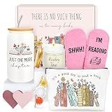 HELORAY Book Lover Gifts for Women Bookish Gifts for Readers Book Accessories for Reading Lovers Bookish Items Themed Presents Librarian Gift for Readers Cool Bookworm Gift for Reading Lovers