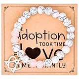 Kivosliviz Adoption Bracelet for Celebration Mom Adoptive Family Women Day Symbol Ornament Gifts Foster Mom Jewelry