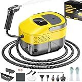 2026 New 3 Level Adjustable Pressurized Handheld Steam Cleaner for Home, 10s Heat-Up Handheld Steamer for Cleaning, 1.6 Qt Tank Portable Steam Cleaner Handheld for Car,Grout,Tile,Couch,Floor