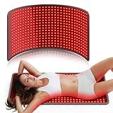 Comfytemp 33'' x 17'' Red Light Therapy Mat for Body, 480 LEDs Flexible Near Infrared Light Therapy Pad, 660nm & 850nm Light Blanket for Back Belly Knee Joints Muscle, 65W