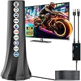 2026 TV Antenna,TV Antenna for Smart TVs with 360° Signal Booster Reception