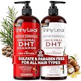 Shiny Leaf DHT Blocker Shampoo and Conditioner Set with Biotin, 2 x 16 oz
