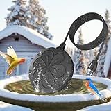 kapwall 110W Bird Bath Heater for Outdoors in Winter–Submersible Pond Deicer,Cast Aluminum Thermostatic Chicken Water Heater