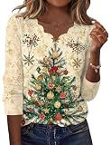AKEWEI Christmas Clothes for Women Blouses for Women Dressy Casual 2026