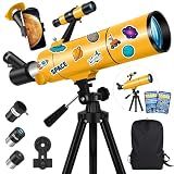 MEEZAA Telescope for Adults & Kids, 80mm Aperture 500mm Refractor
