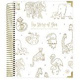bloom daily planners New Pregnancy and Baby's First Year Calendar Planner & Keepsake Journal with Stickers - Hardcover Scrapbook Memory Book Organizer - (Undated) 8” x 10" - The Story of You