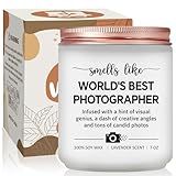 Volufia Photographer Gifts - Photography Gifts for Women, Wedding Photographer Candle - Lavender Scented Candles