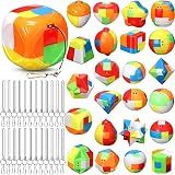 Syhood 24 Pcs Brain Teaser Puzzles for Adults Unlock Interlock Puzzle