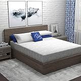 Vibe Heather Grey Gel Memory Foam Mattress, CertiPUR-US and Oeko-TEX Certifed Bed-in-a-Box in Ultra Small Package, 10-Inch, California King