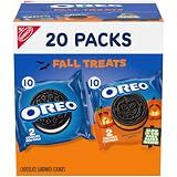 OREO Fall Treats Halloween Cookies Variety Pack, 20 Snack Packs