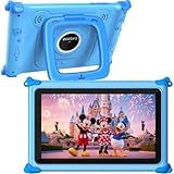 Kids Tablet 7 inch Tablets for Kids 3-7 32GB Toddler Tablet with Protective Case Android Kid Learning Tablets with WiFi YouTube Parental Control Netflix GMS Child Computer for Baby Boys Girls (Blue)