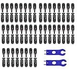 100PCS Solar Panel Connector IP67 Waterproof Connector Male/Female 50Pairs with 2 Spanners