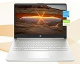 HP AI-Powered Laptop| 14" HD Display| 16GB RAM| 1TB Cloud Storage for 1-Year| 128GB SSD & 128GB Card & Portable SSD| Intel 4-Core CPU| Webcam| Win11| LE Bundle