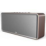 DOSS SoundBox XL Bluetooth Speaker with Subwoofer, 32W Loud Sound with Booming Bass, Dual DSP Technologies, 10H Playtime, USB-C, TWS, 2.1 Audio Channel for Home, Indoor and Office - Gold
