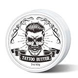 FUNAN Tattoo Butter Aftercare Cream, Tattoo Care Balm for Before, During, After Tattoo Process, Safe, Natural Tattoo Aftercare Cream– 2 oz